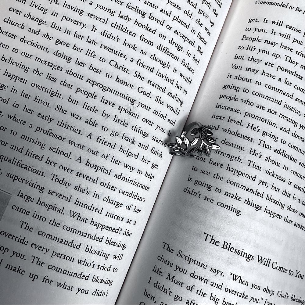 n e w | silver feather ring - Picture 3 of 6